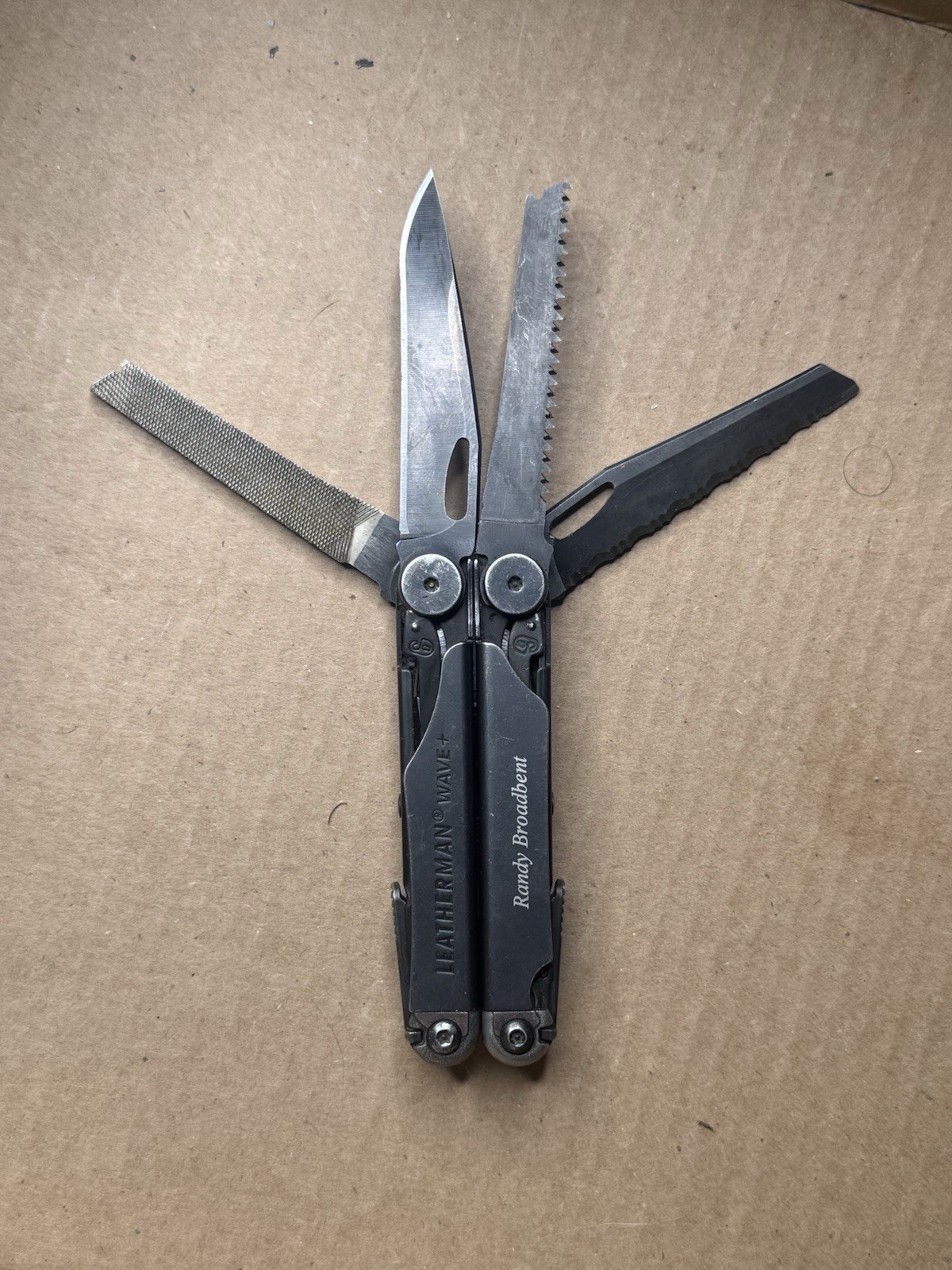Leatherman Wave+ Plus 18-In-1 Black Oxide Multi-Tool Pliers