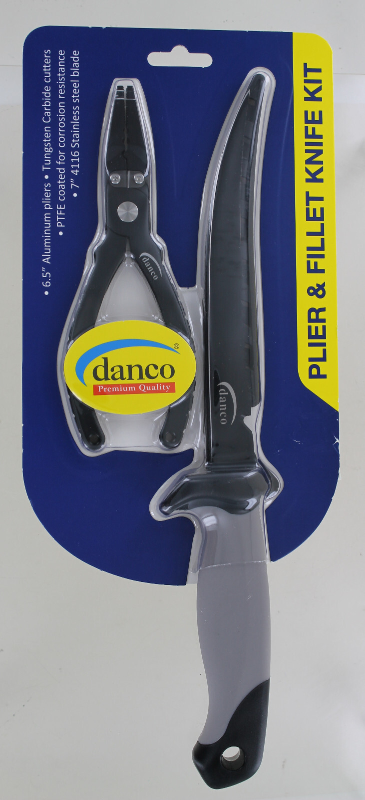 New Danco Plier & Fillet Knife Kit – 6.5″ pliers & 7″ knife