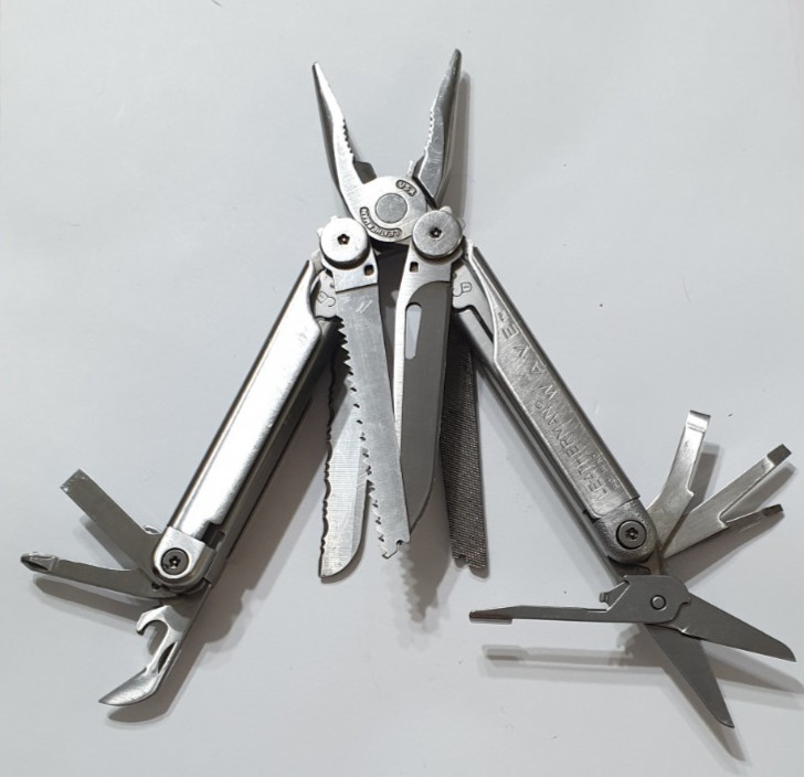🔥🔥🔥 Leatherman 2000 Wave OG Original Gen1 Leather Sheath Multi Tool Pat Pend