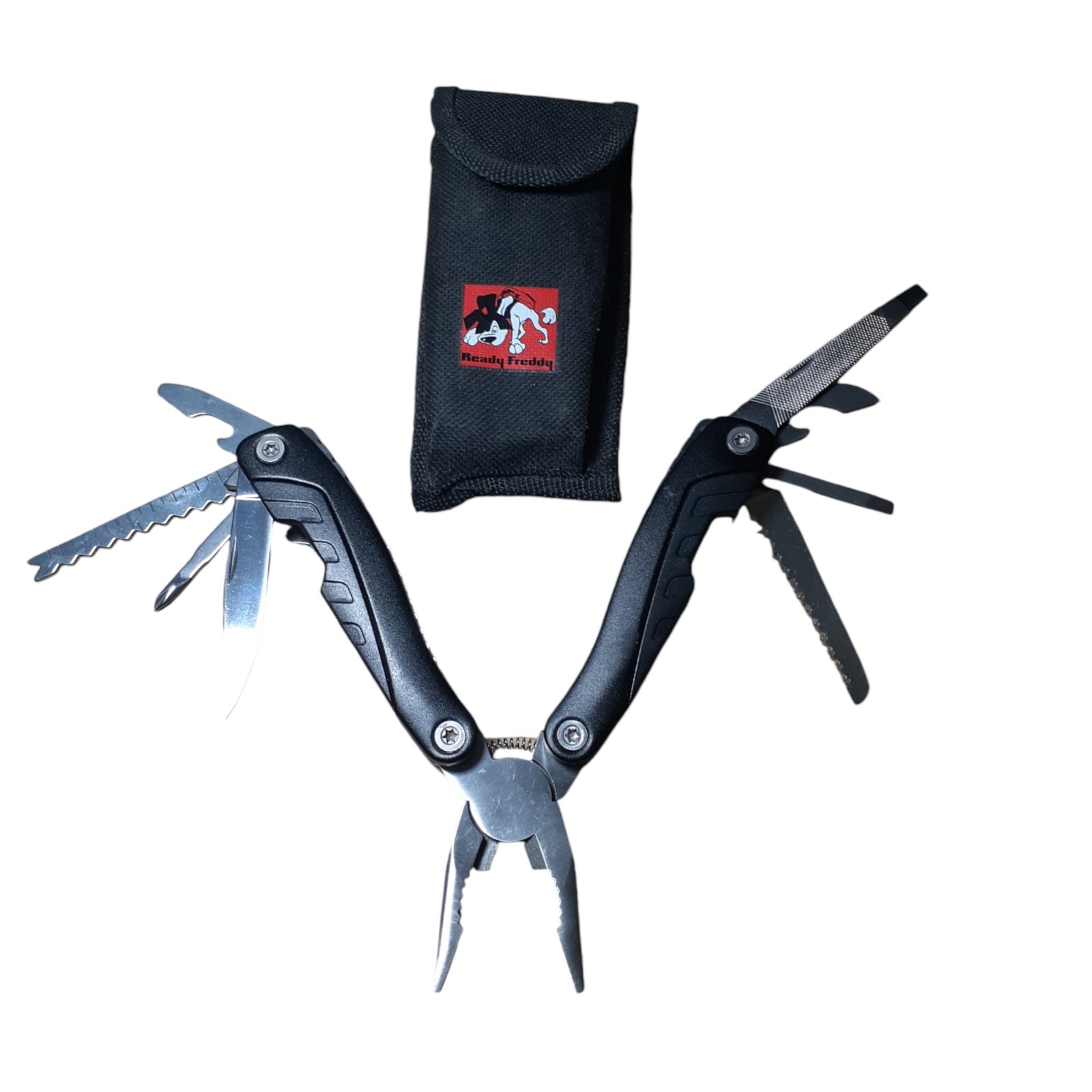 Multi-tool All in One Pliers Bottle Opener Flat & Phillips Screwdriver Saw Knife