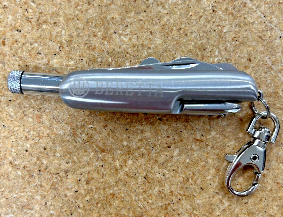 Beretta Multi-Tool New Pocket Tool with LED JK81OAO2 W/Belt Sheath