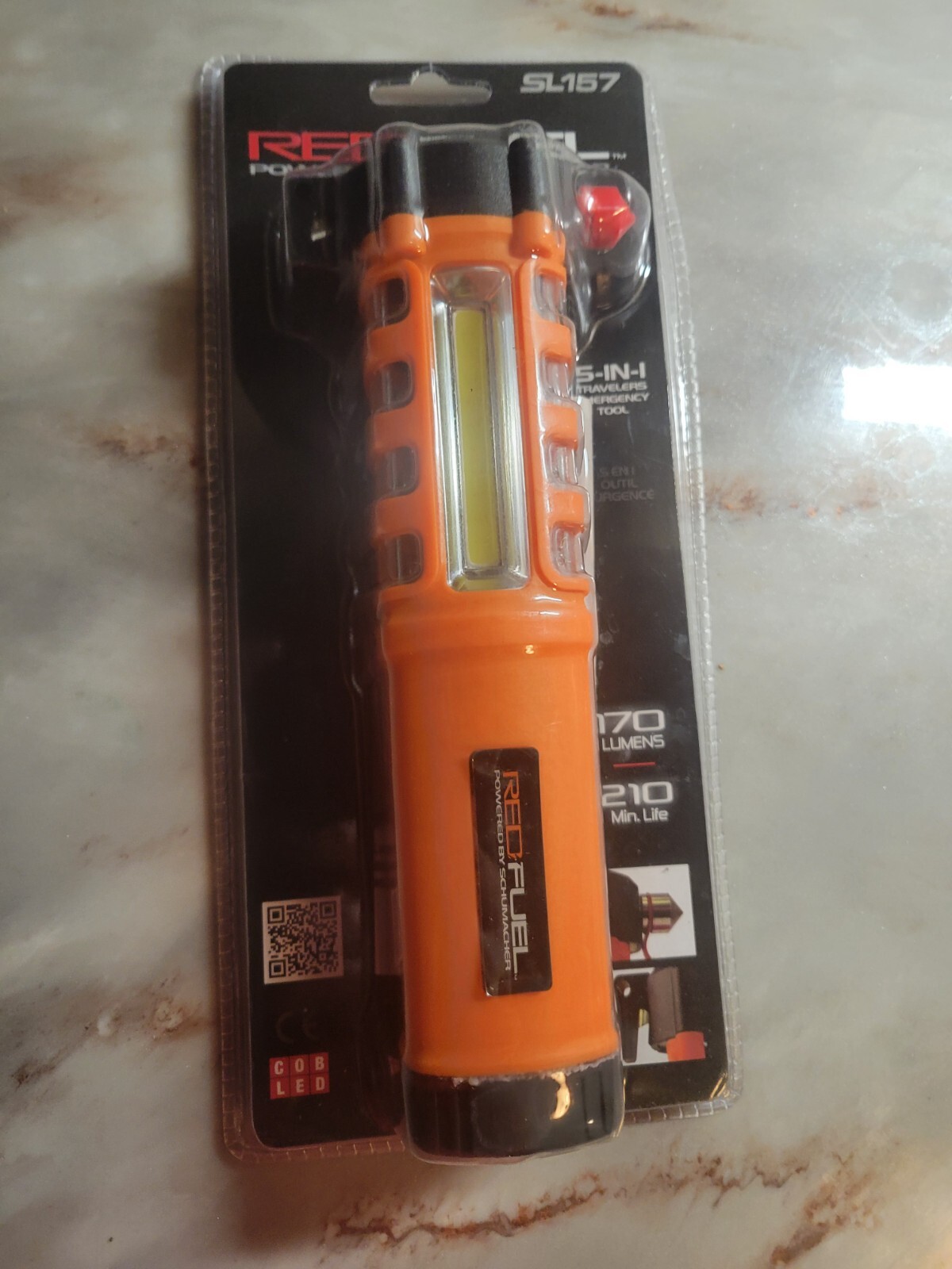 red fuel 5 in 1 travlers emergency tool