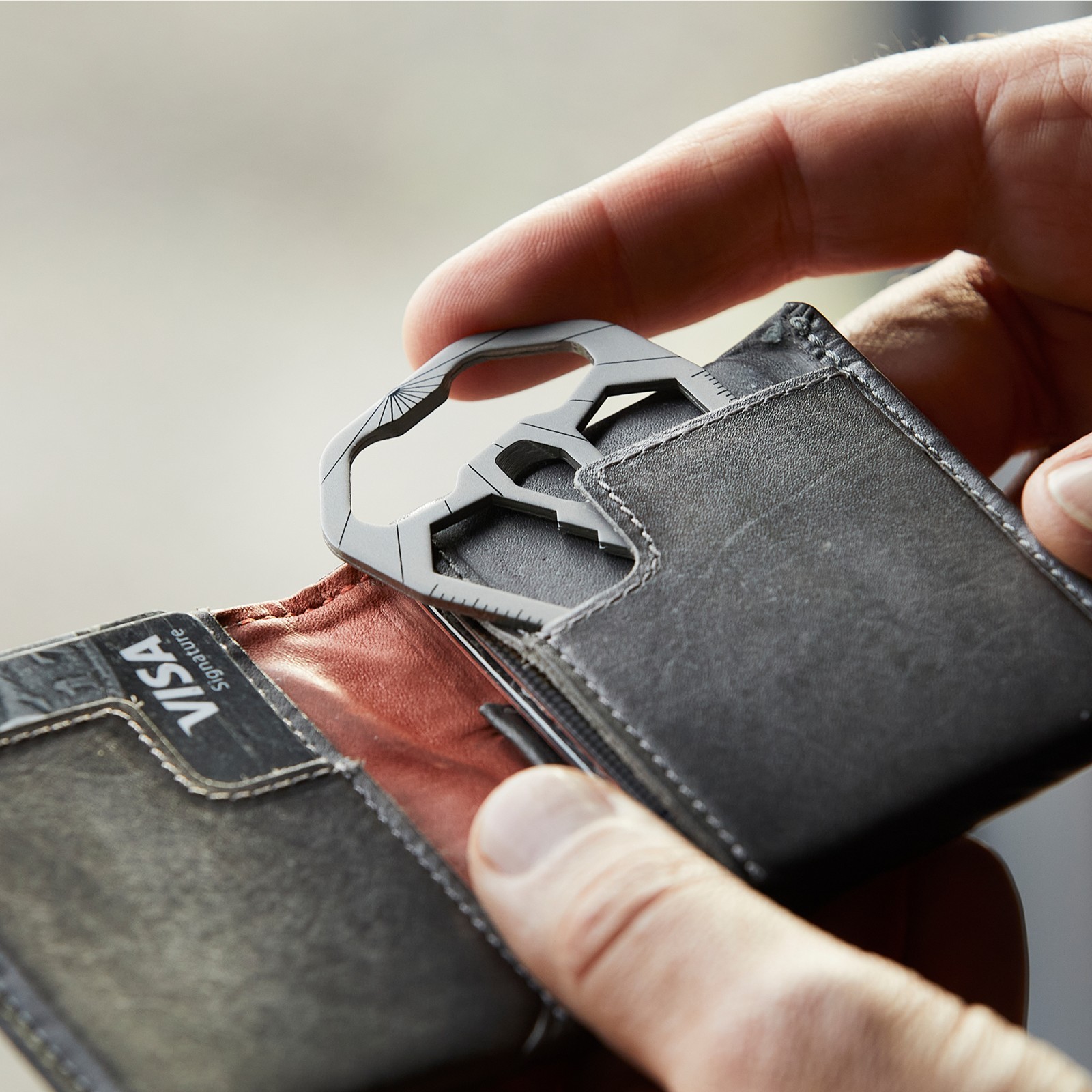 Tactica M.010 Credit Card Thin Multitool 25-in-1 Pocket Survival Camping Tool