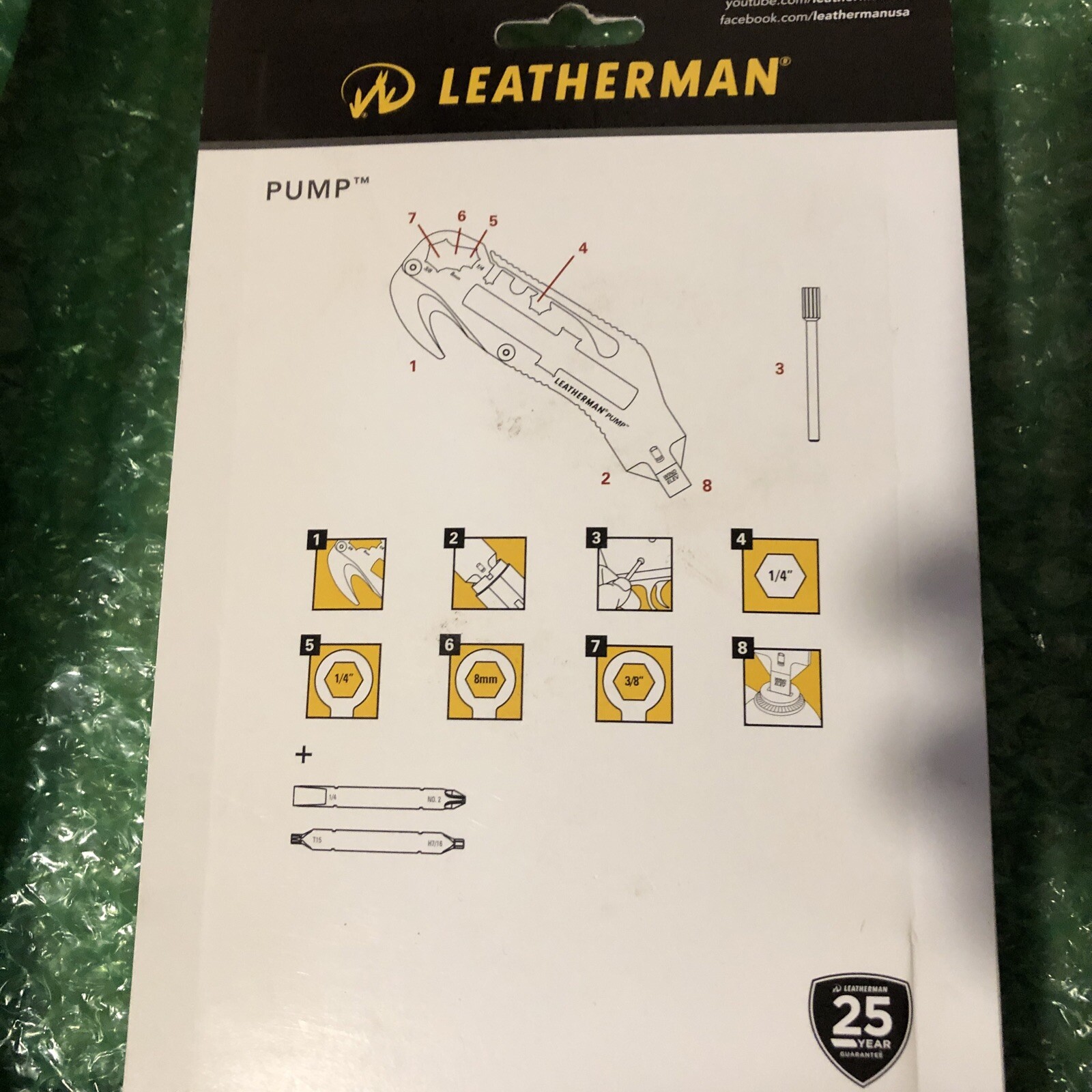 Leatherman PUMP BLISTER PACK DISCONTINUED