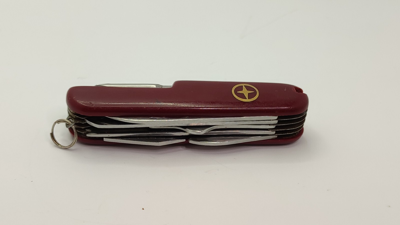 Pocket Knife Diamond Multi-Tool Superior Purpose Red Utility Army Vintage Rarity