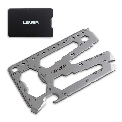 40-in-1 Credit Card Multitool – Slim Survival Tool Card, TSA Approved Wallet Too