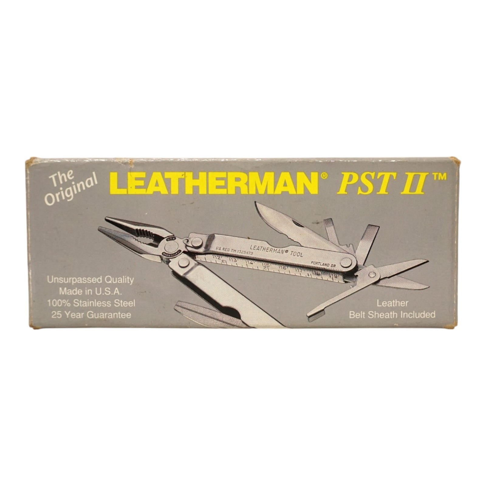Vintage Leatherman PST II Multi Tool USA w Case Box Near Mint Original PST2