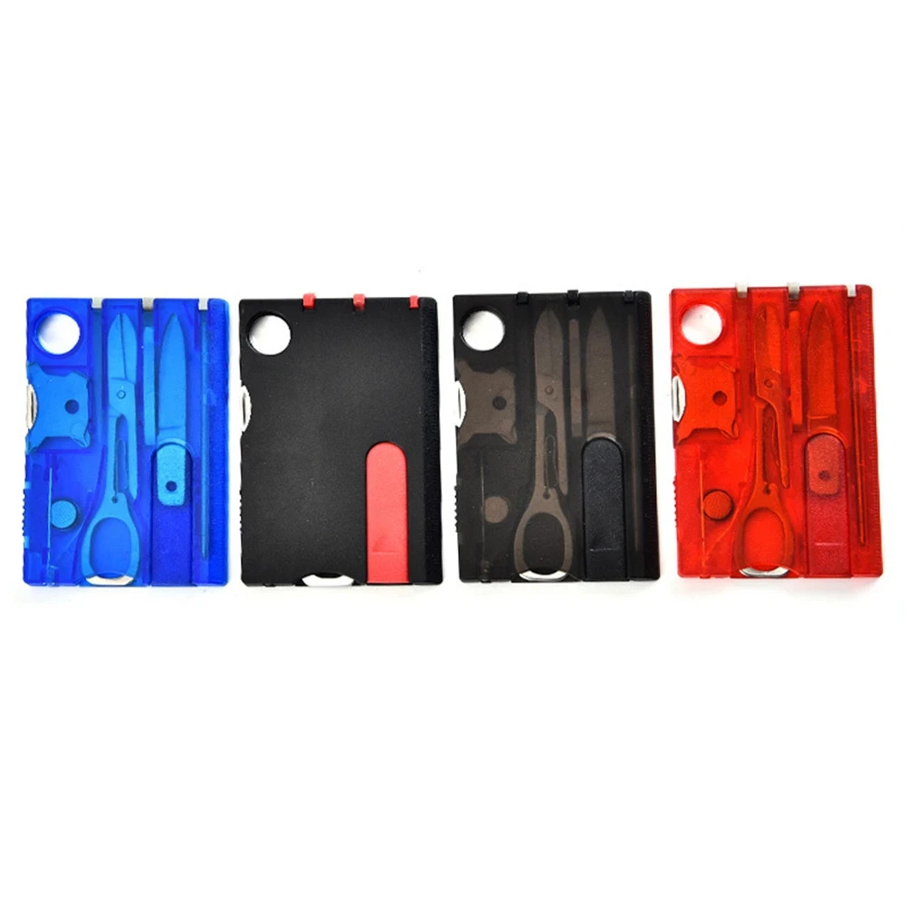12-in-1 EDC Multitool Survival Tool with Knife Scissors Screwdriver Pocket Card