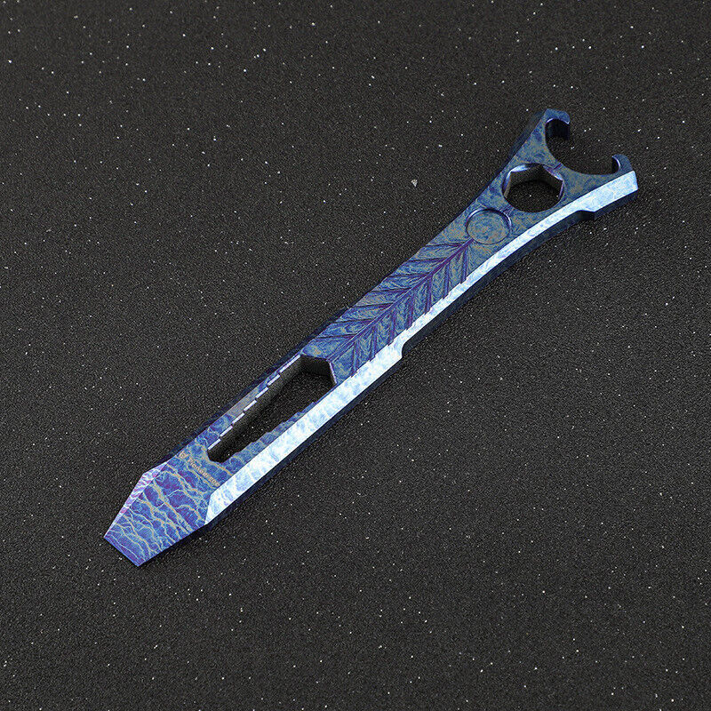 EDC Titanium Alloy Tactical Crowbar Multi Tools Outdoor Survival Pry Bar Wrench