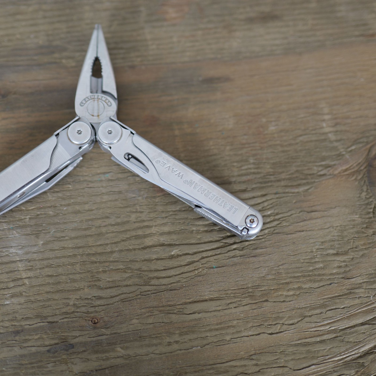 Leatherman Wave Multi-Tool Stainless Steel Pliers Pocket Knife Multitool Used