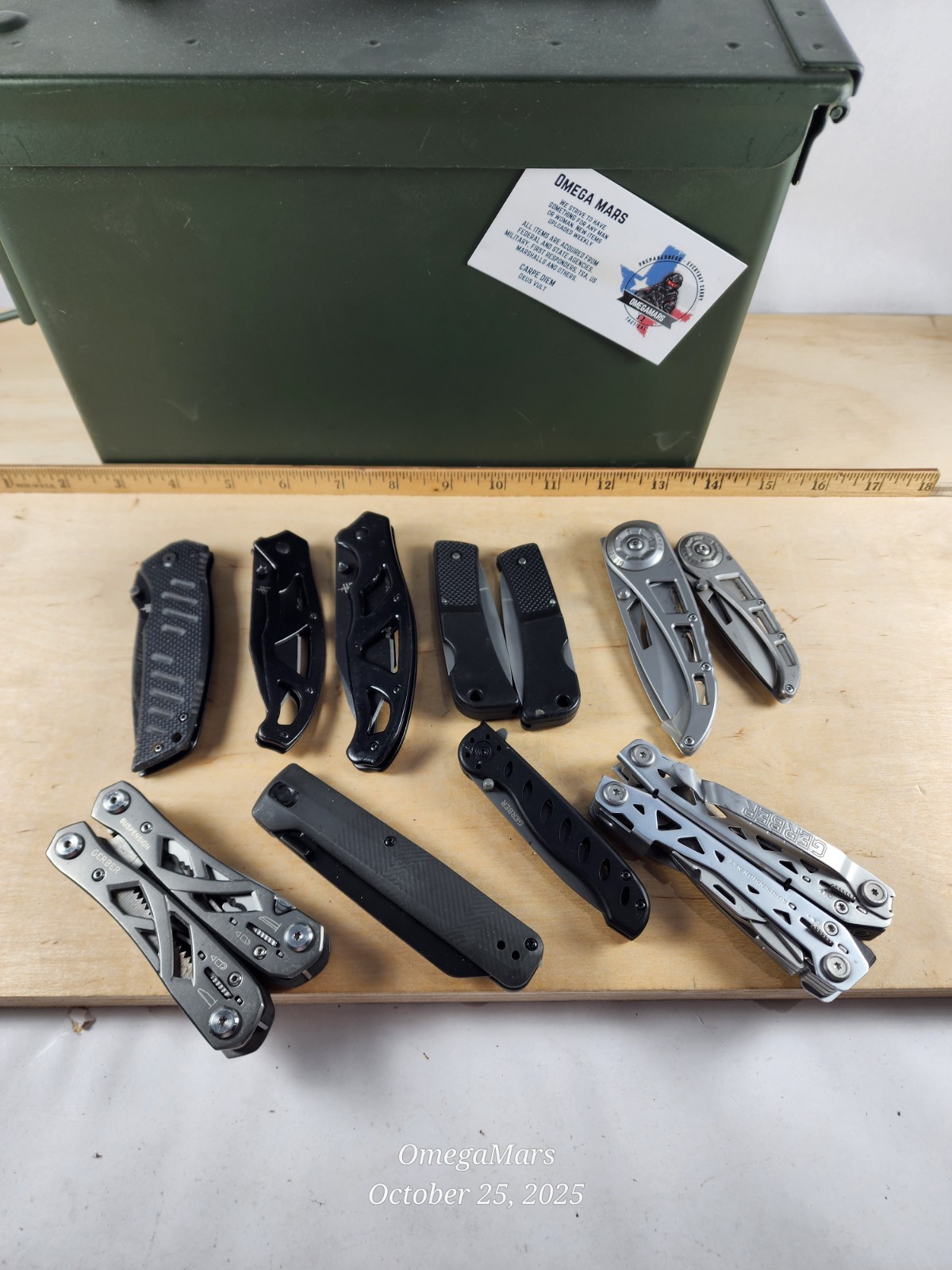 3-3.5 pounds grab bag GERBER MINI Multi-Tools & knives. outdoors Hunting Prepper