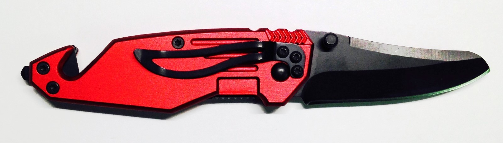 6″ Knife, Red, Rope Cutter, Glass Breaker