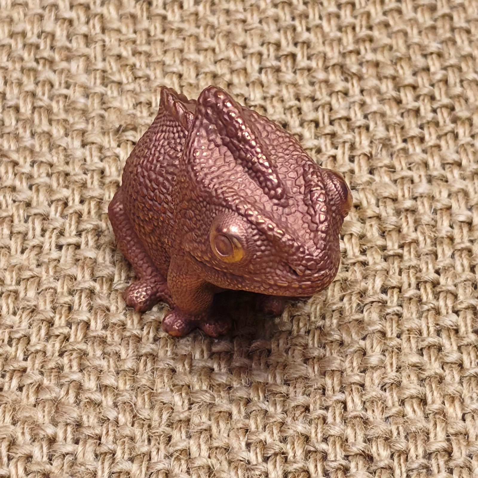 Bronze copper Lizard lacetid sculpture animal ornament Solid Artistic reptile