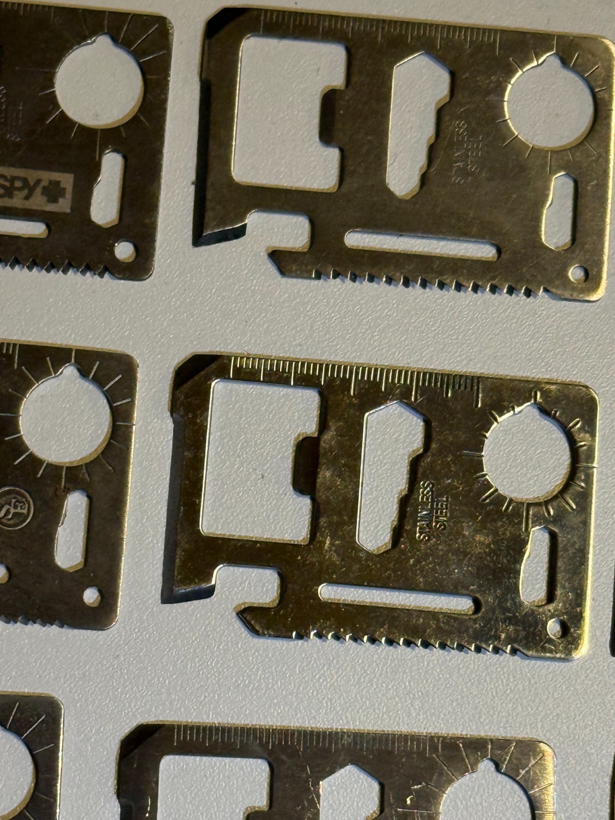 15 MULTIPURPOSE POCKET SURVIVAL TOOLS 4-716-B1-2-7 $3 OBO