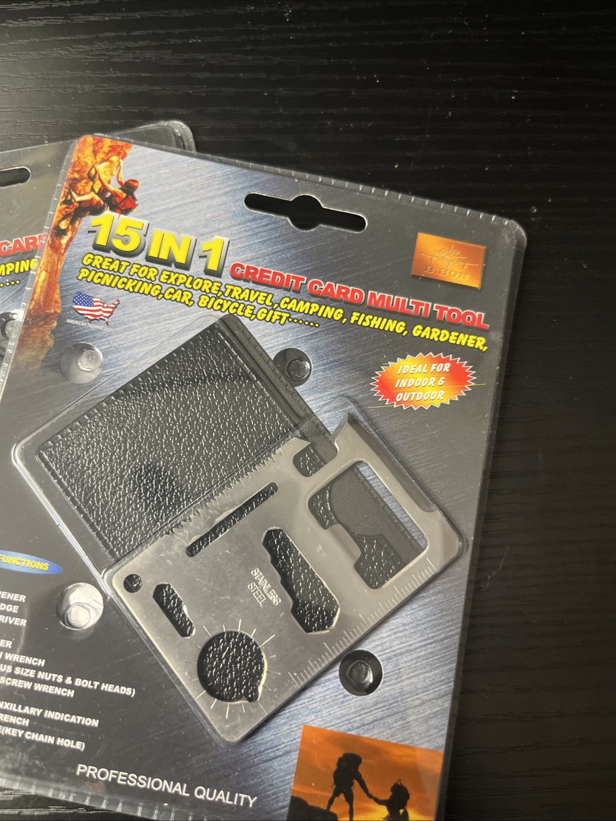 2 BENZEN TOOLS 15 in 1 CREDIT CARD MULTI TOOL POCKET SIZE (NIP)