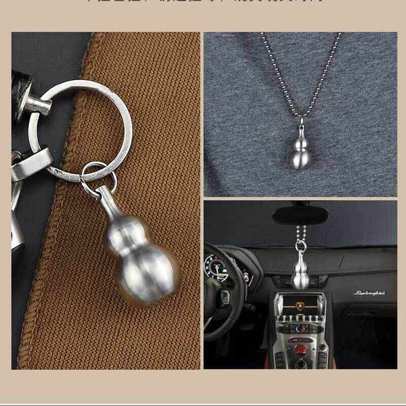 TC4 Titanium Alloy Waterproof Medicine Pill Box Outdoor EDC Multi Keychain Tool