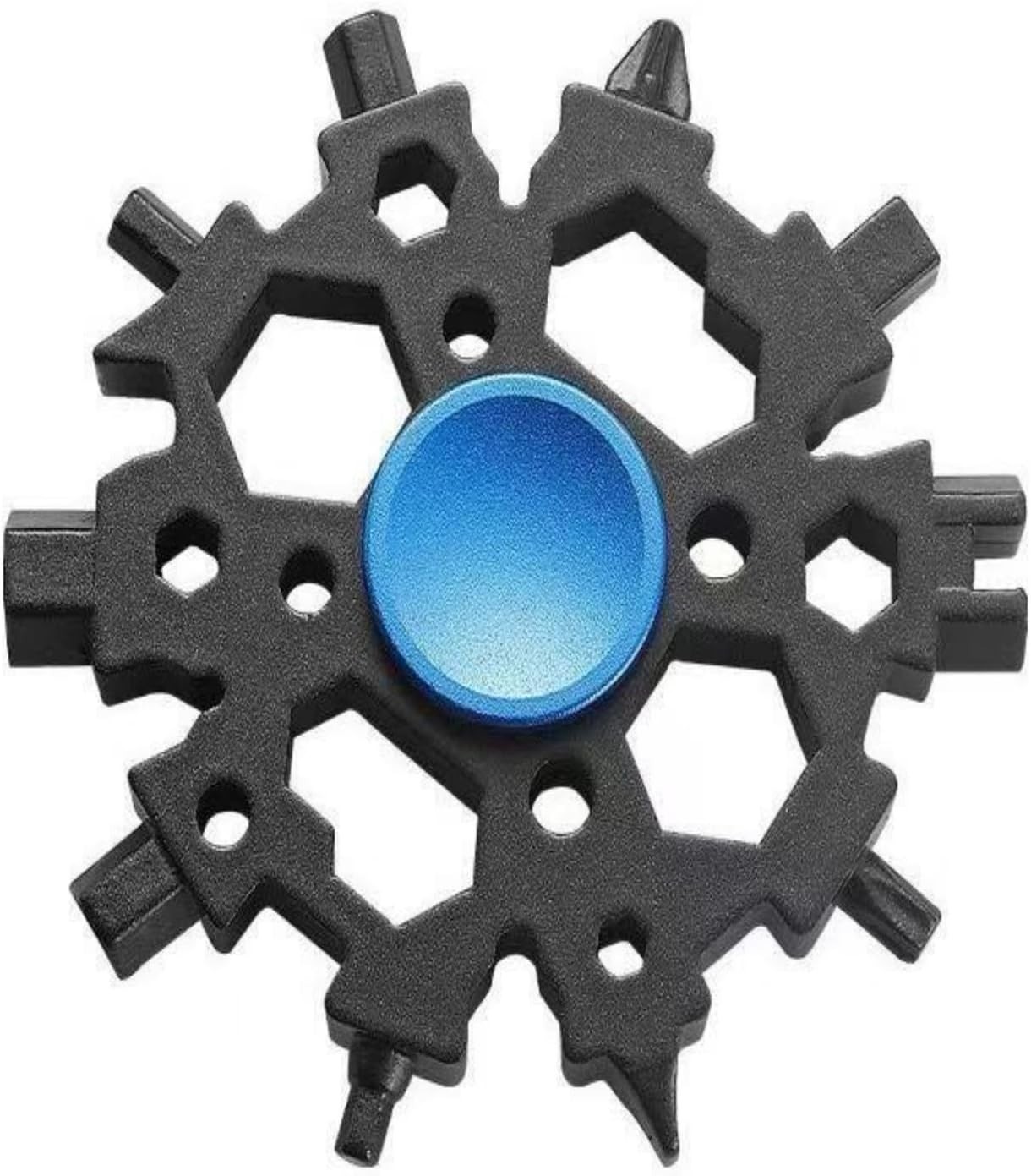 Snowflake Multitool W/ Fidget Spinner 23-in-1 Portable Carbon Steel Multi-Tool
