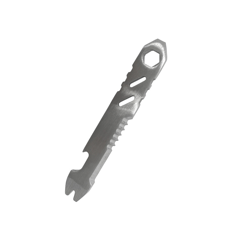 1pc Mini Stainless Steel Crowbar Multi-Tool Allen Wrench Bottle Opener – NEW