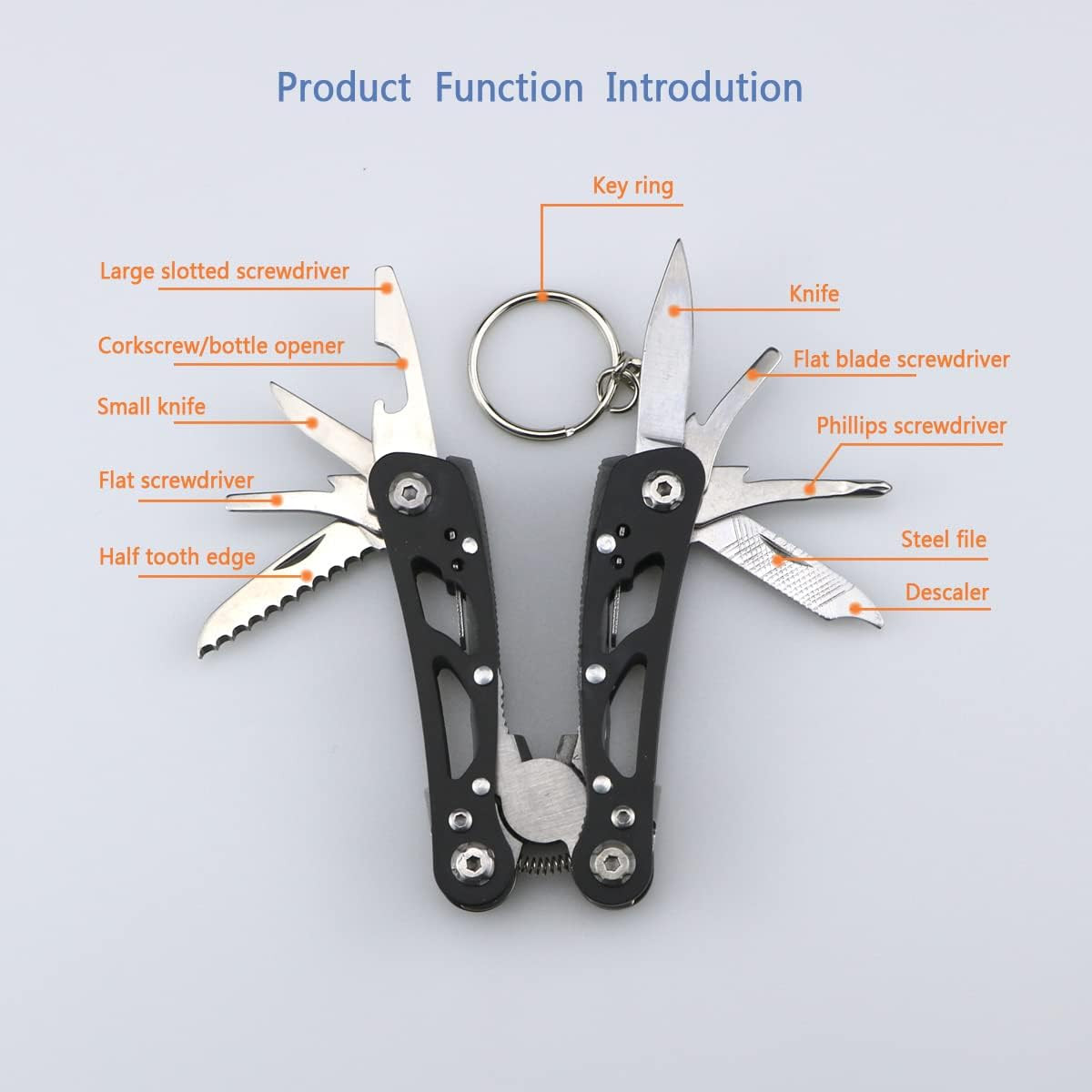 Small Multitool Pliers,Outdoor Pocket Multitools Mini Pliers,Best Gifts for Mens