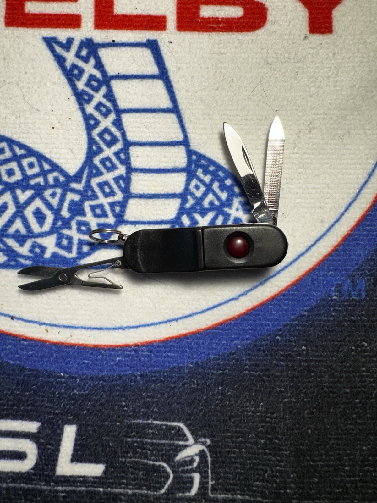 Black Gold Stainless Steel Multi-Tool keychain Knife Scissors File (1.3.1)