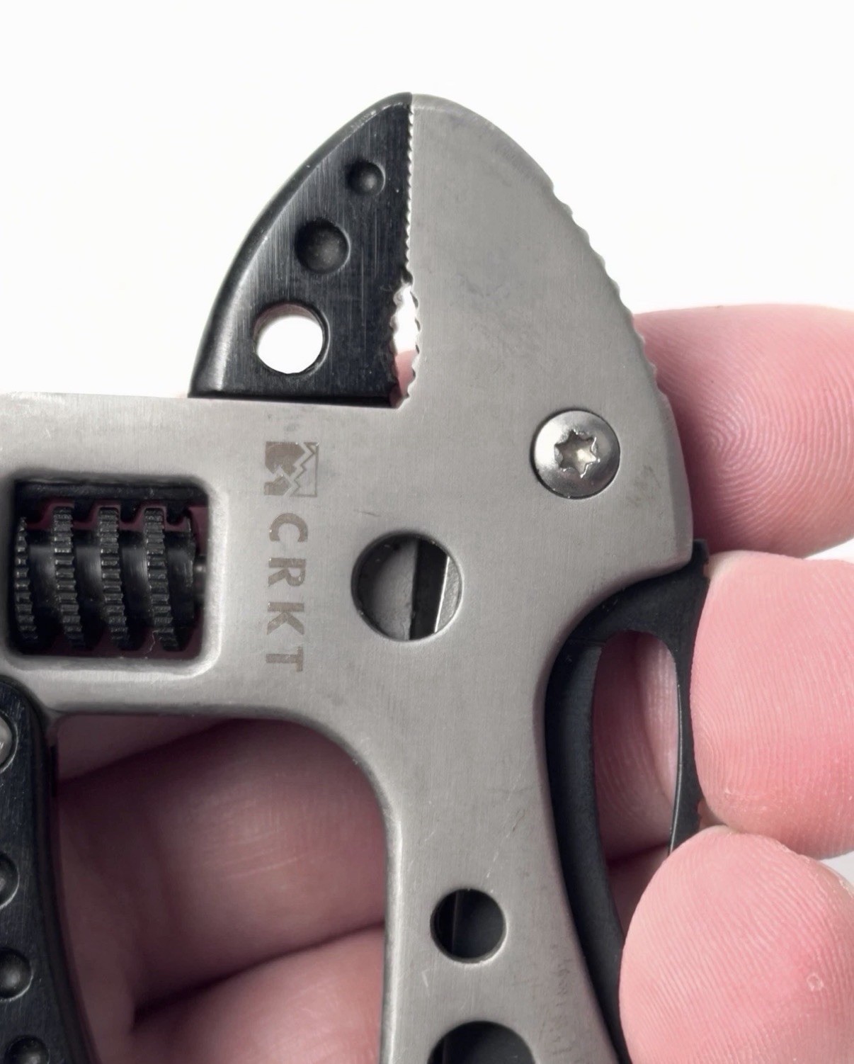CRKT Guppie Multi-Tool Knife Adjustable Wrench Gray Black Stainless Steel