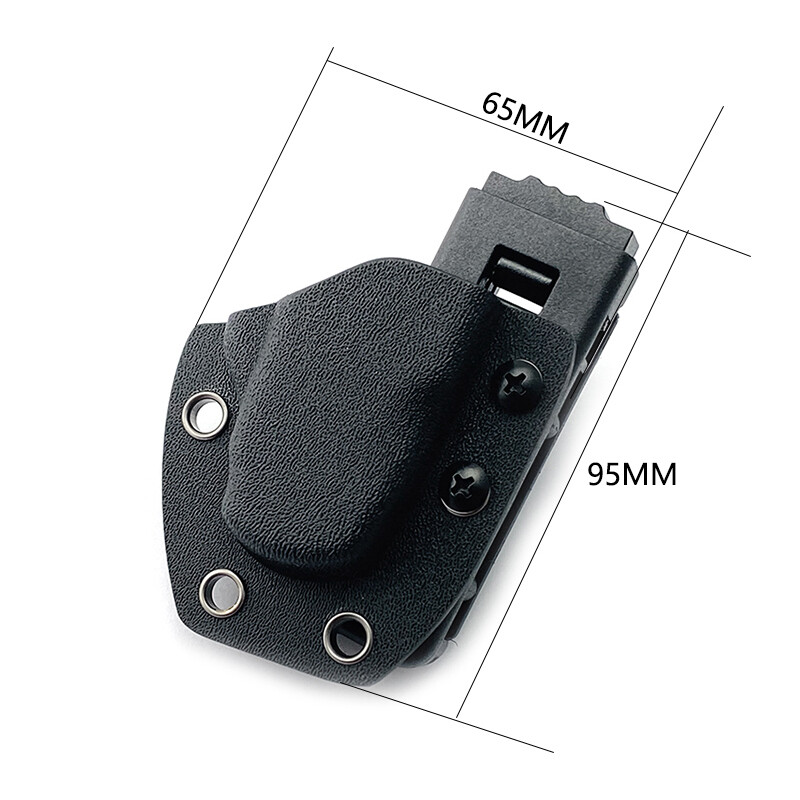 1PC PEEK Scabbard with Pocket Clip for Spyderco Paramilitary 2/C81 2.5in X 3.8in