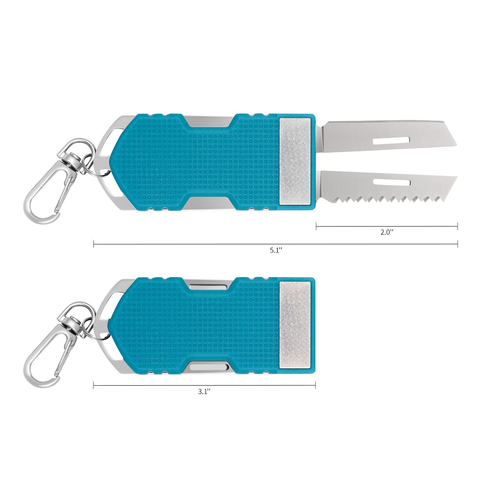 The 5-in-1 Keychain Multi-Tool | EDC Pocket Knife for Quick Fixes, Outdoor Ge…