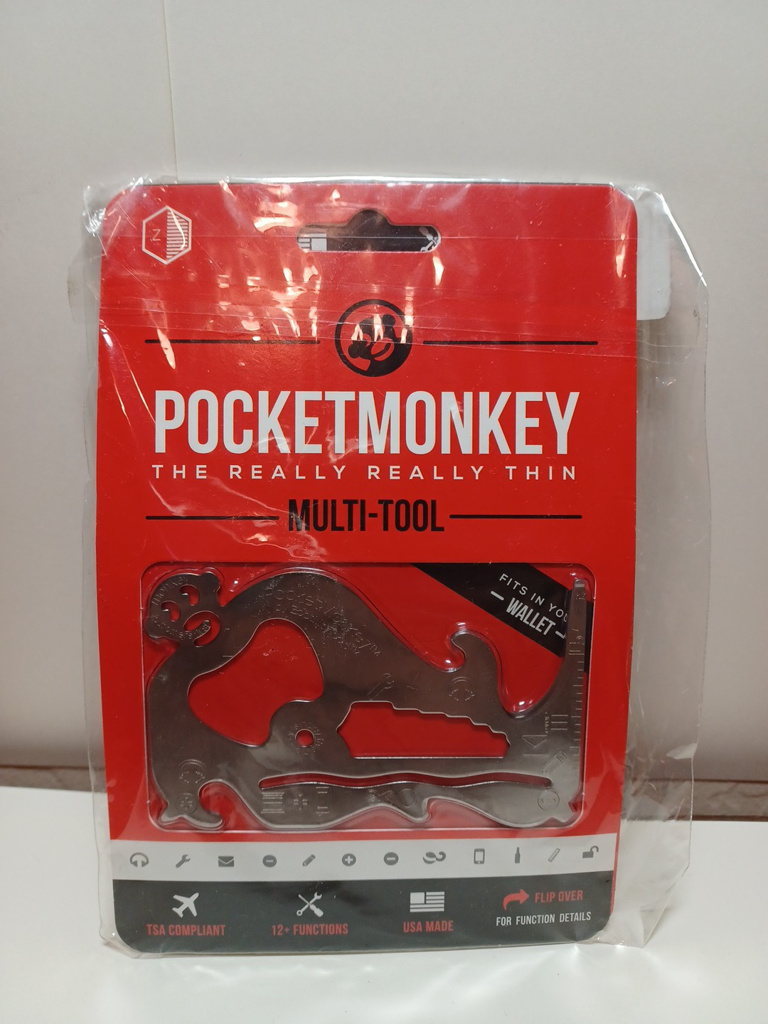 Zootility Pocket Monkey Multi Tool 3.25″ x 2″ Stainless Steel Construction JB9F