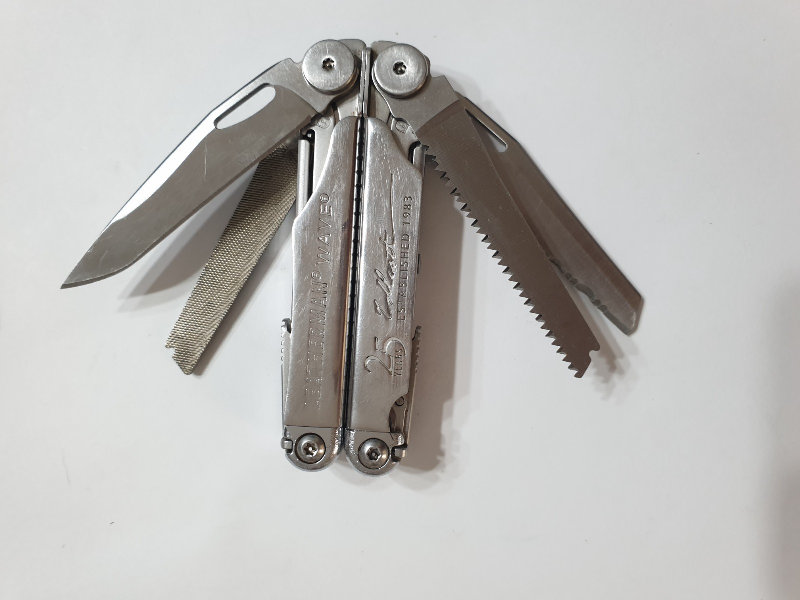 🔥🔥 Leatherman Wave 2008 35 Years Anniversary Rare Limited Polished Retired