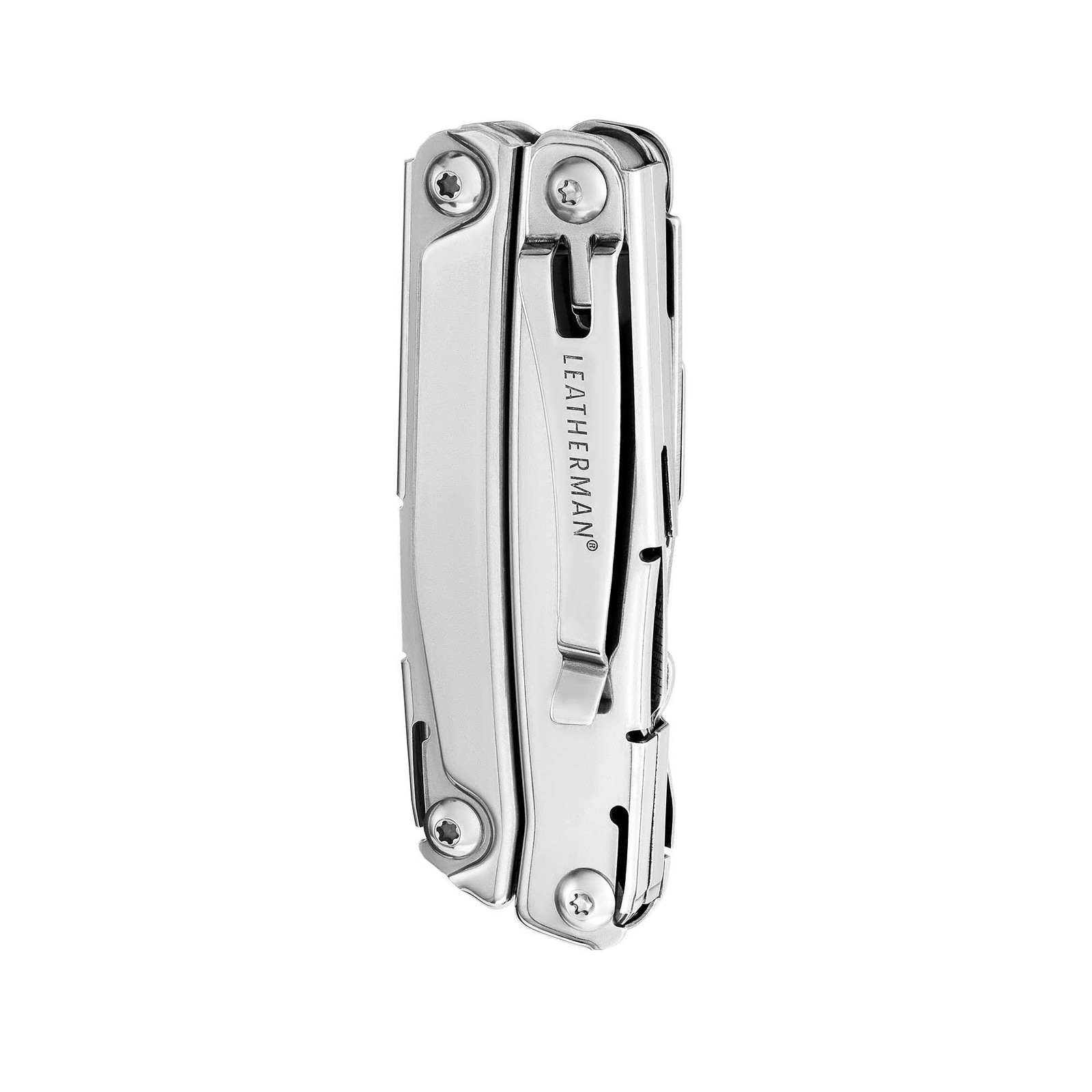 Leatherman Rev Pocket Size 14 Tools Stainless Steel Easy Carry Multitool, Silver