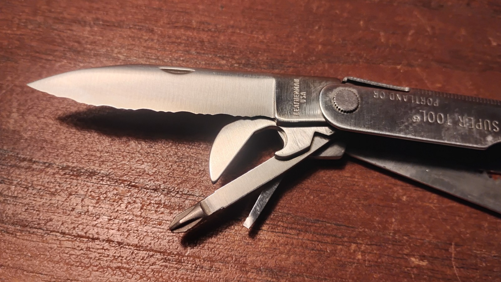 The Original Leatherman Super Tool Vintage Oct 1996 Good Condition Used