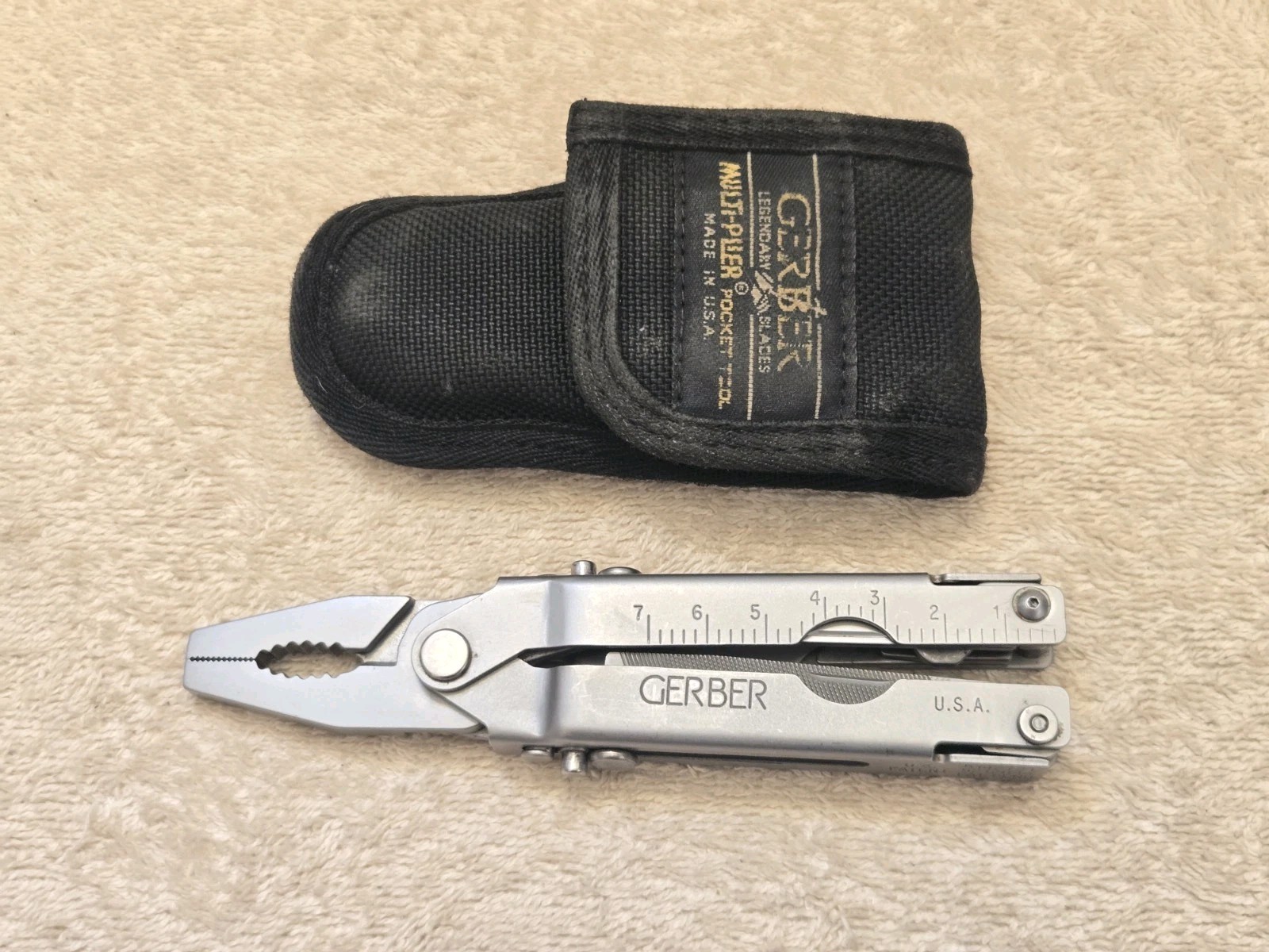 Vintage Early Gerber Multi-Plier Multi-Tool Knife, Blunt Nose Pliers