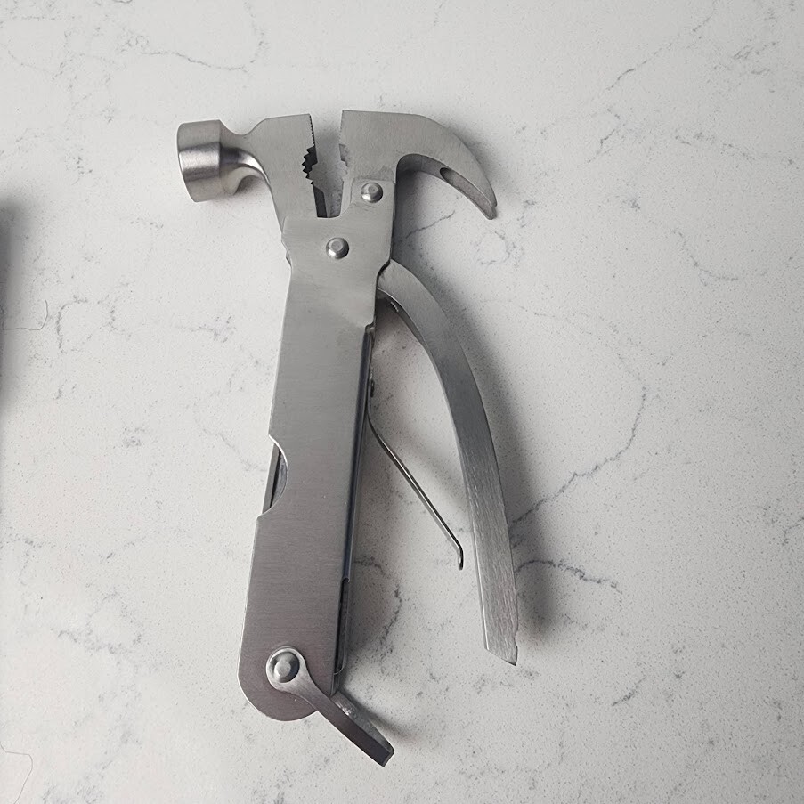 Multi Tool With Hammer, 5.5″ long x 2.75″ Wide @ hammer head