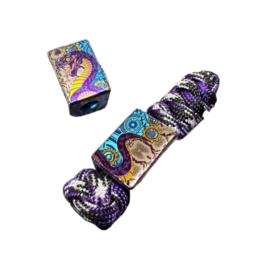 Colorful Titanium Alloy Pendant Toy EDC Rope Pendant Pendant Knife Pendant