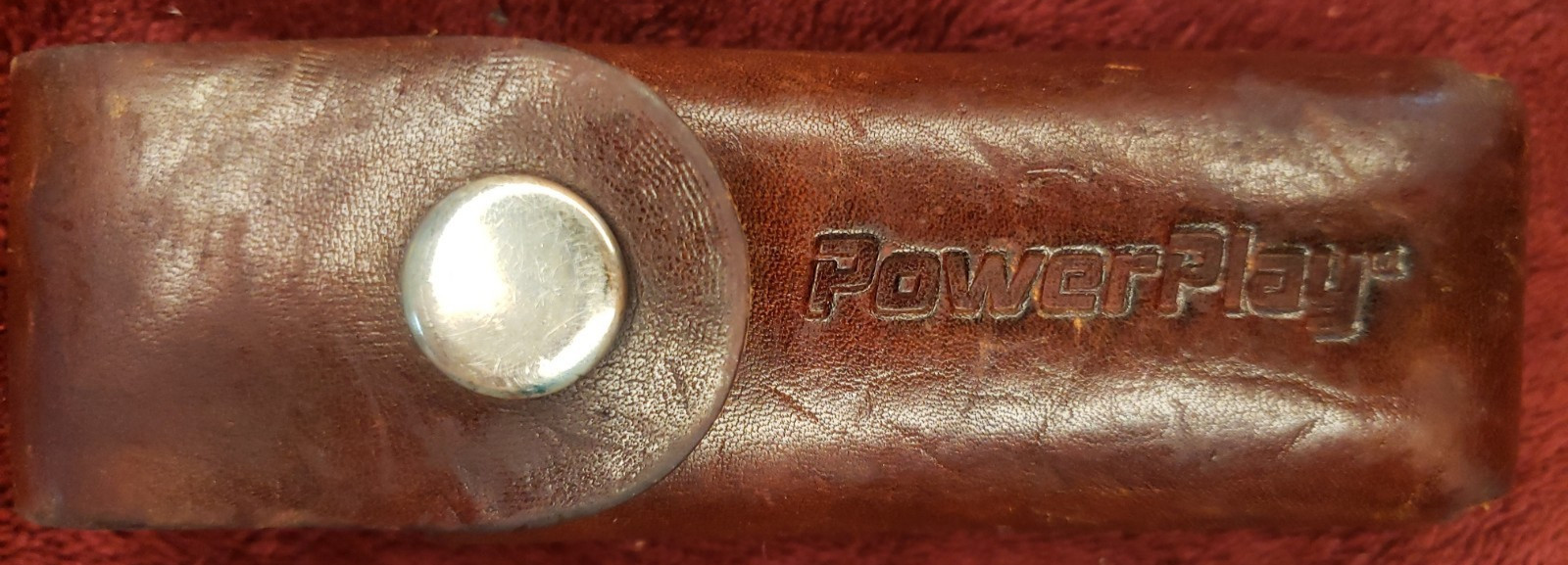 ORIGINAL LEATHER SHEATH FOR SOG MADE IN USA POWERPLAY 4 3/8 INCH POUCH
