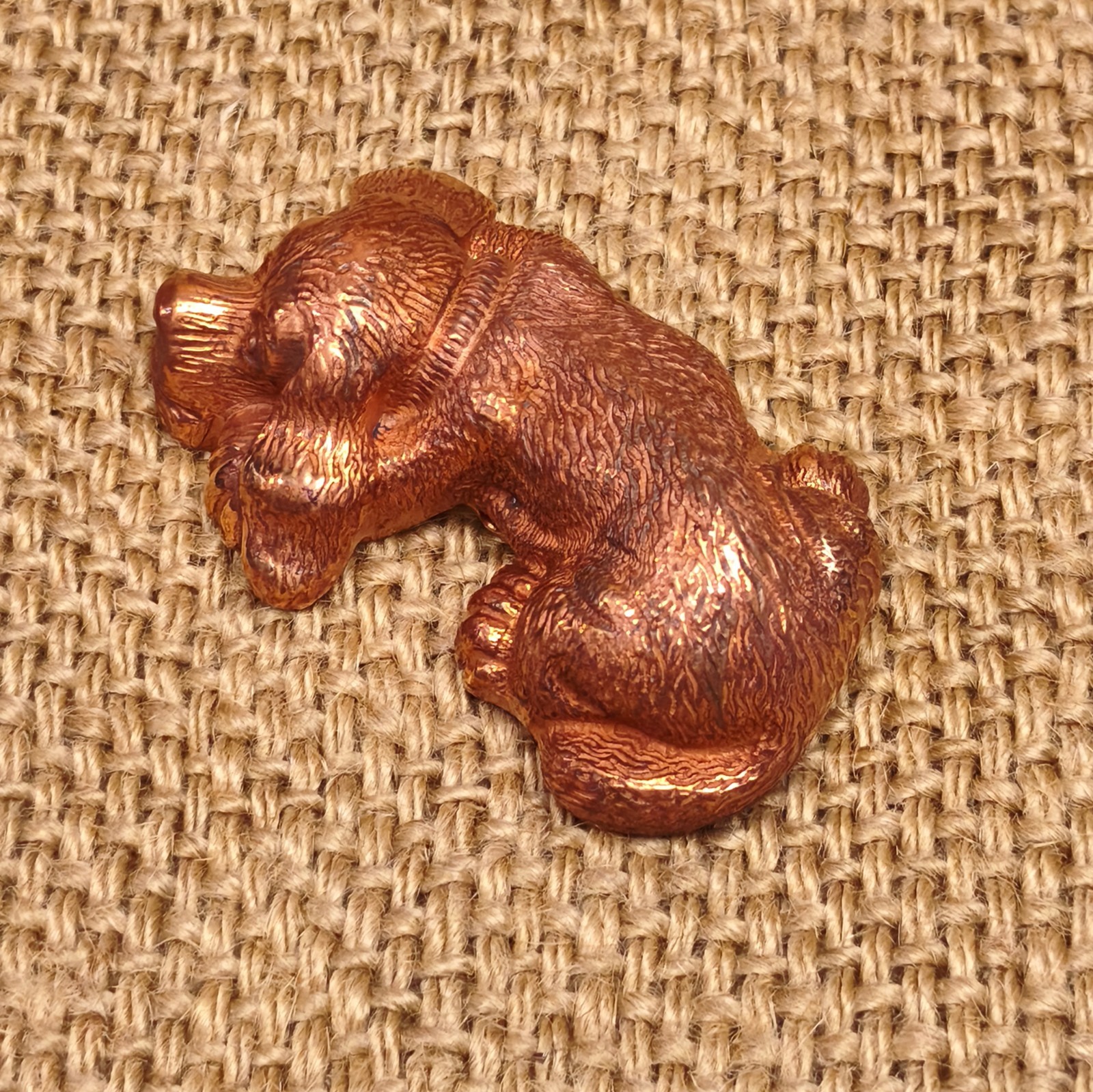 Purple copper sculpture Labrador Retriever ornament Artistic animal canine dog