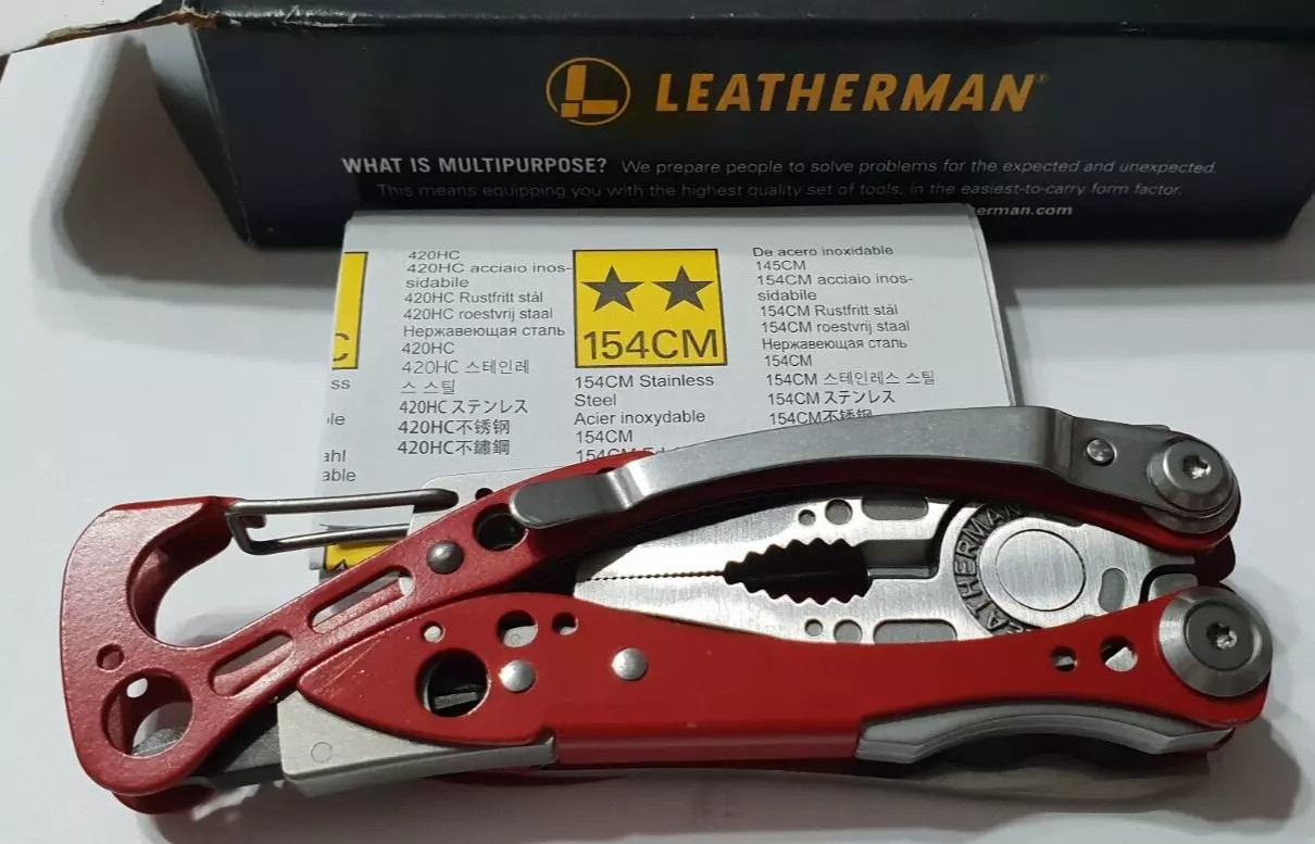 🔥 Leatherman Skeletool New Retired Rare Red (Not Rx) Limited Edition Very Rare