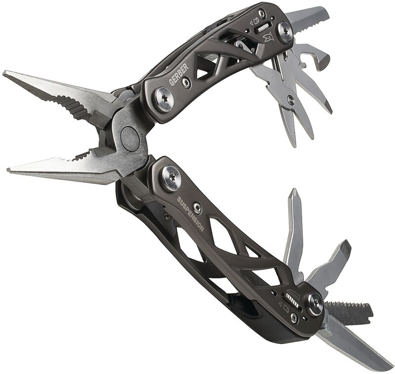 GERBER 22-41471 SUSPENSION MULTI TOOL W/SHEATH PLIERS KNIFE 12 FUNCTION 9368341