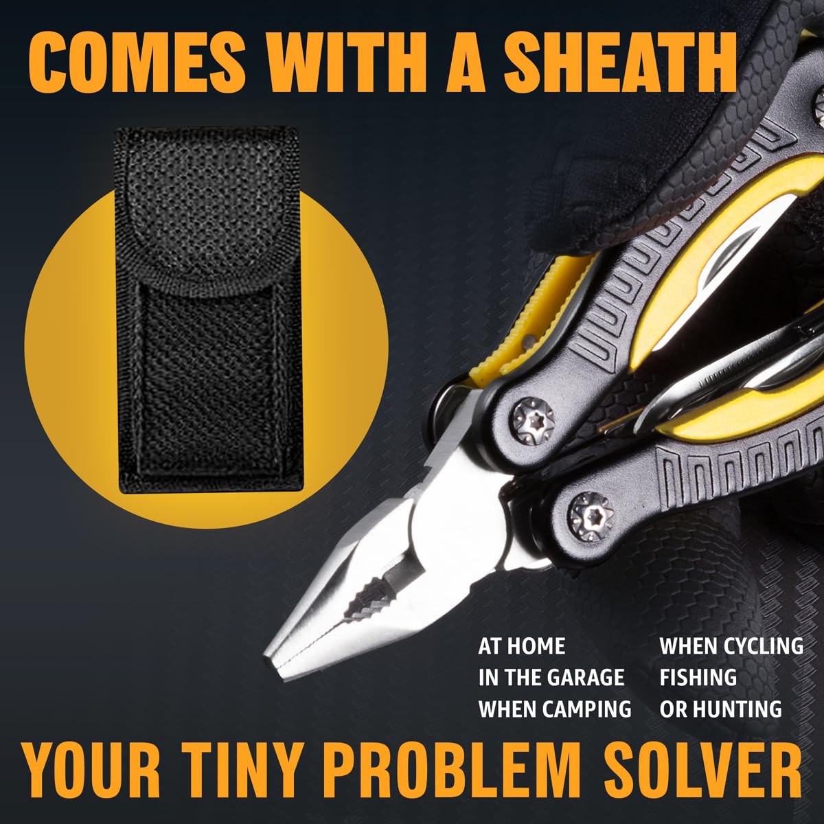 Mini Multitool Knife 12 in 1 Small Pocket Multi Tool with Knife and Pliers – …