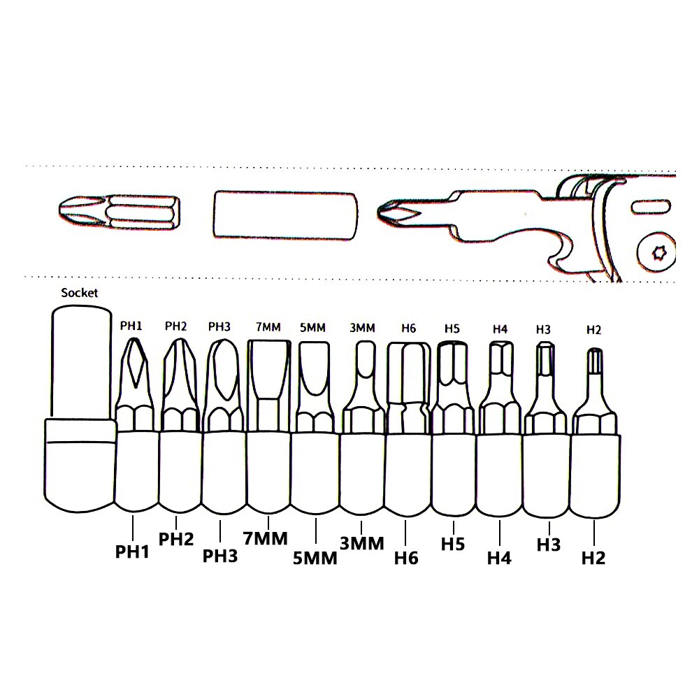Multitool Pliers Pocket Knife Camping Hiking Gear Multitool Knife 16-in-1