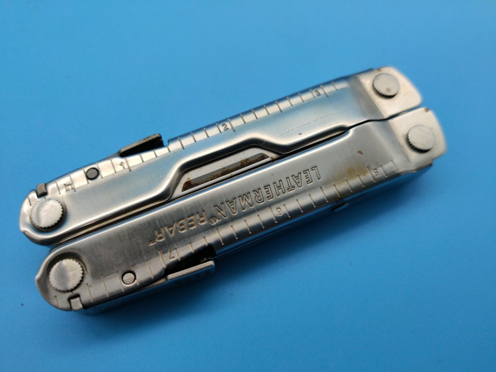 USED Leatherman Rebar Multitool Knife Pliers File Wire Cutter USED