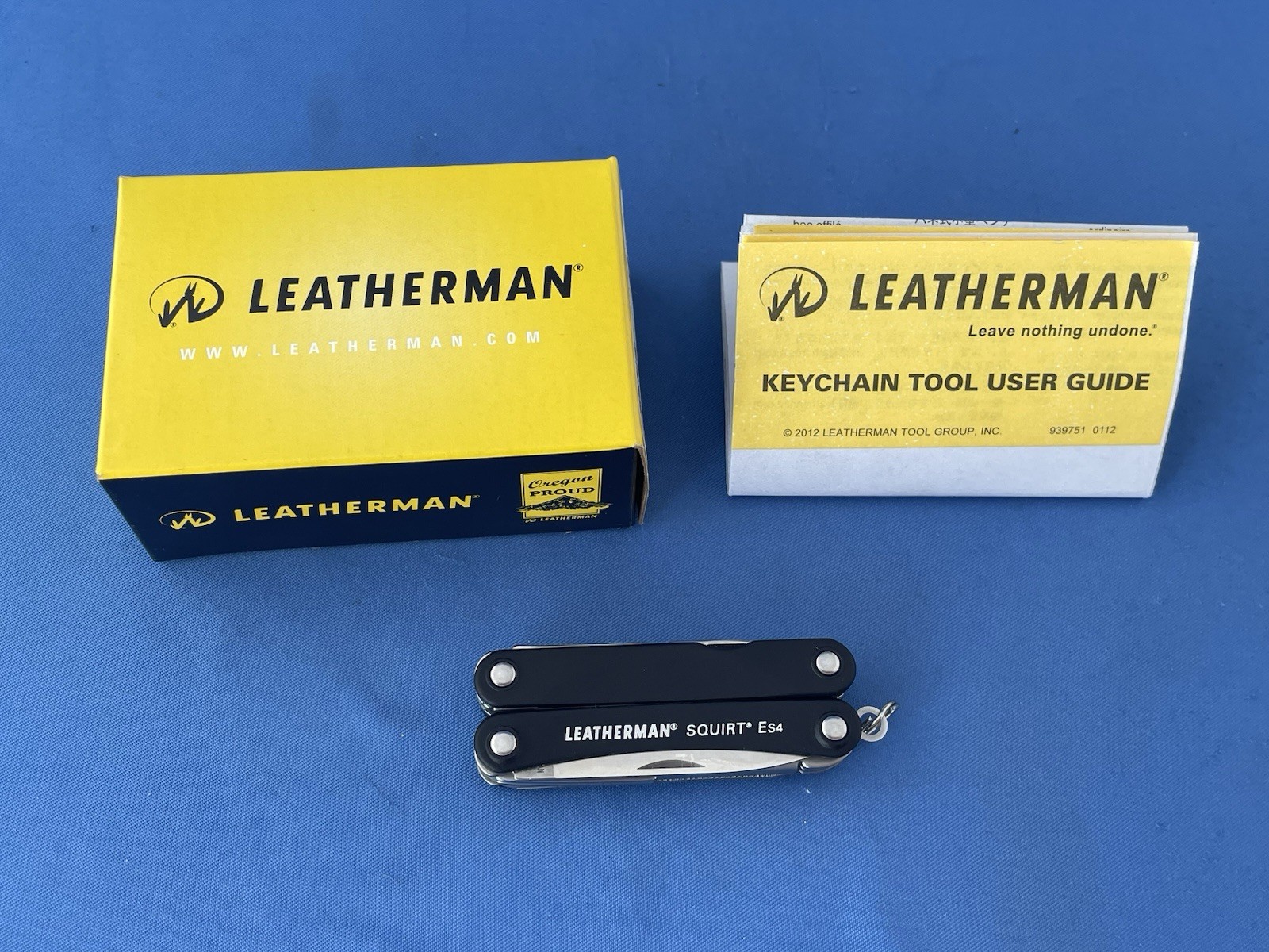 Leatherman Squirt ES4 Multi Tool Knife Wire Stripper New In The Box Black