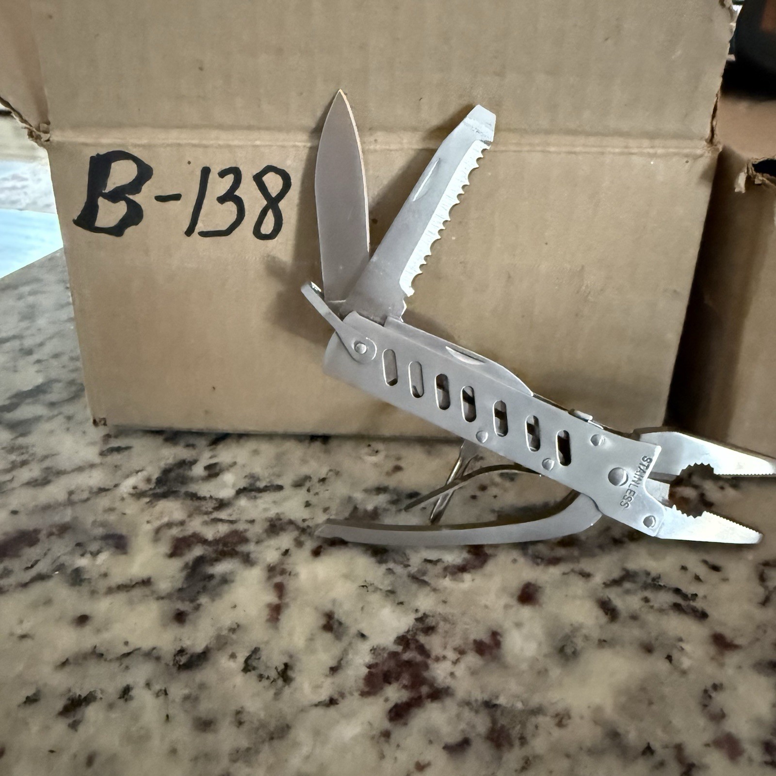 Multi Tool Portable Outdoor Survival Plier Compact Pocket Stainless Steel