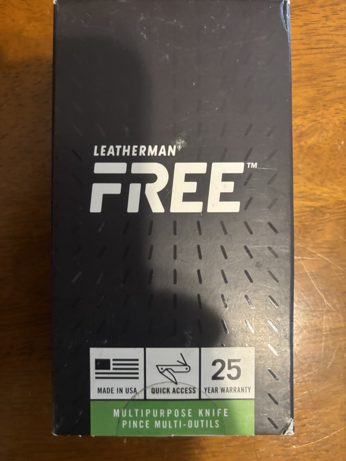 Leatherman Free K2 Evergreen Never Used Multi-Tool Pocket Clip Straight blade