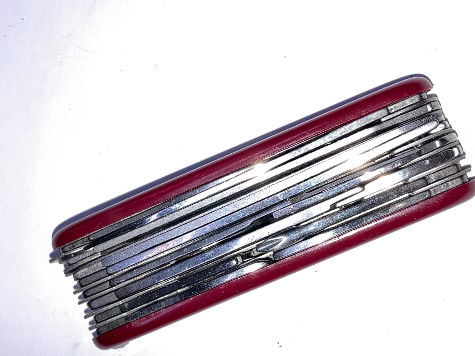 Large RED (17-n-1) 30-Function Camping Knife (New, Dealer Old Stock 1998)