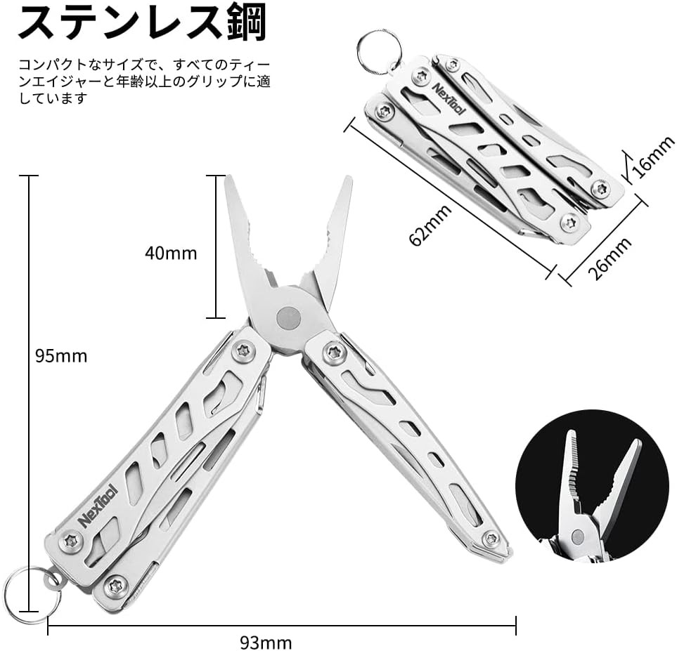 New NexTool Mini Flagship 10 IN 1 Multi-tool Multi-functional pliers 642 Japan