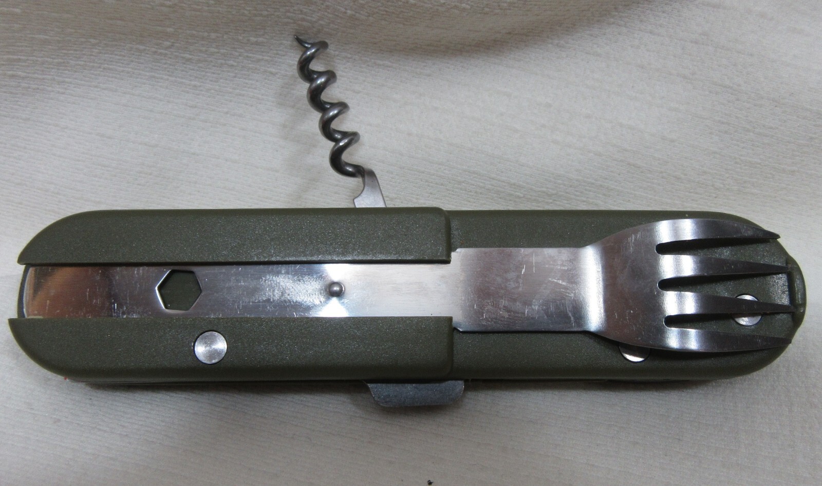 Ausonia Multifunction Bivouac Knife-Fork-Spoon & more W/Sheath