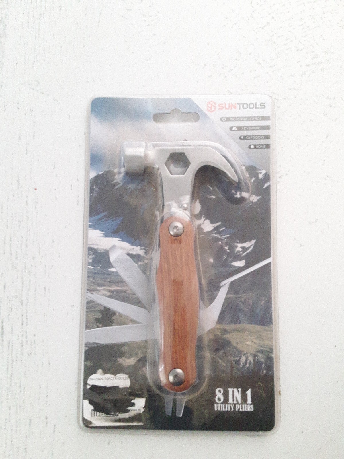 8 in 1 Multi Utility Folding Knife Hammer Tool Kit Suntools in Package!