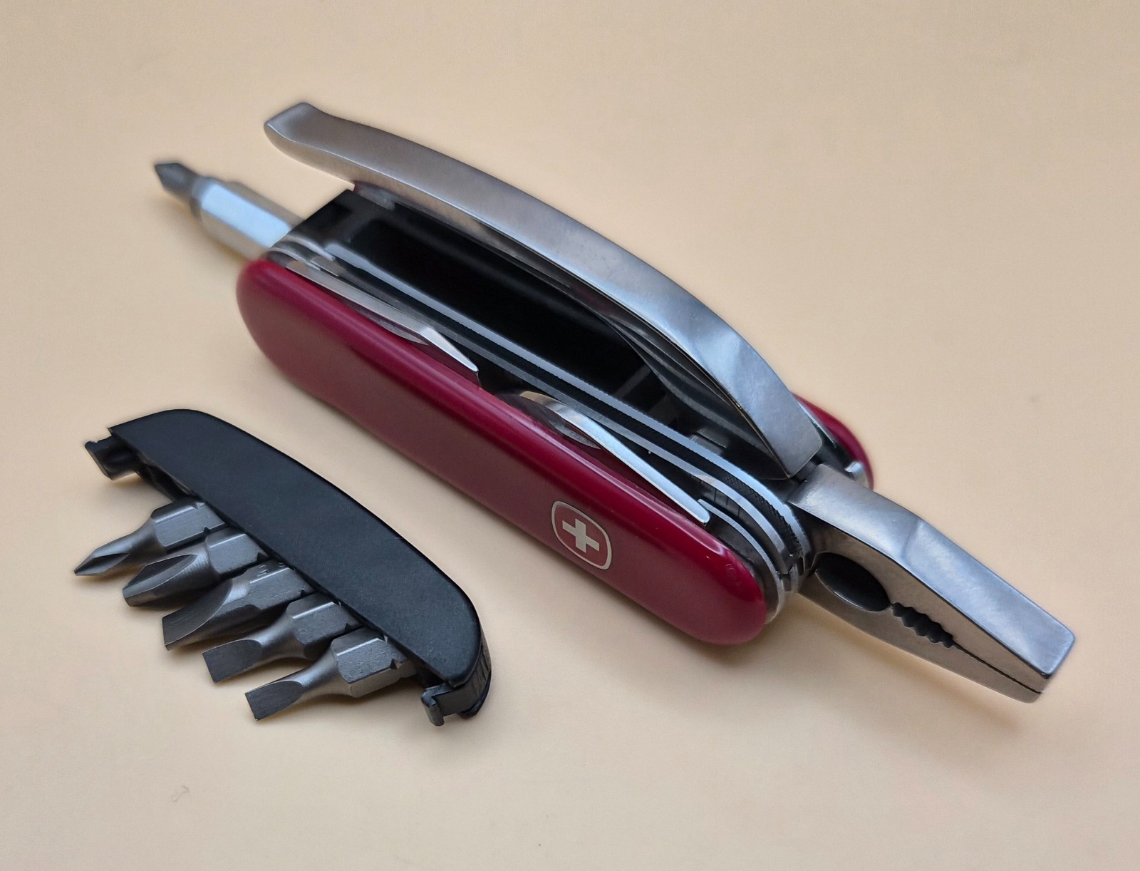 Wenger POCKET GRIP MINI GRIP Swiss Army Knife BLUNT-NOSE – Good Condition