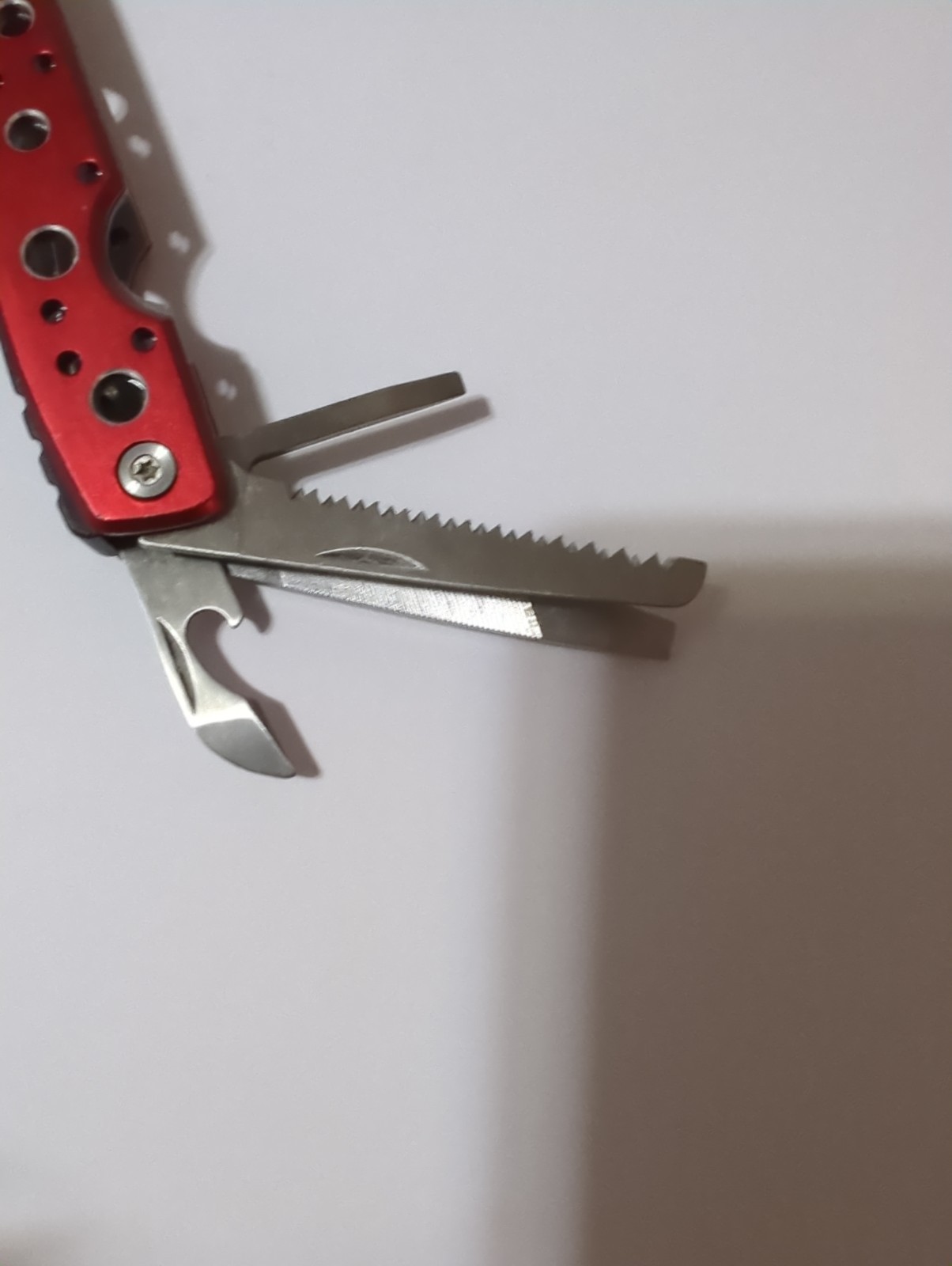 Snap-On Tools Red Multi-Tool Folding Pocket Knife w/ Pliers – Compact Tool